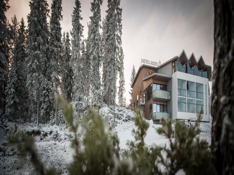 Hotel Aateli Hillside Vuokatti Exterior photo